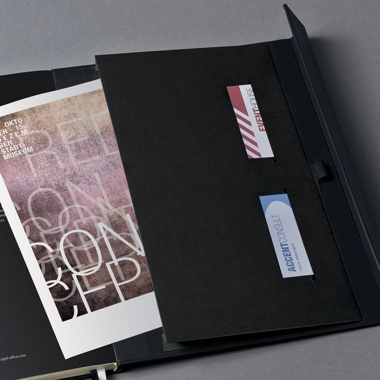 Produktbild: SIGEL CO151 Notizbuch Conceptum, ca. A4, kariert, Hardcover, schwarz