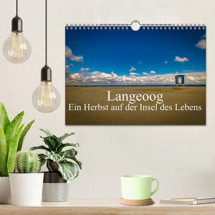 Produktbild: Langeoog &ndash; Ein Herbst auf der Insel des Lebens (Wandkalender 2026 DIN A4 quer), CALVENDO Monatskalender
