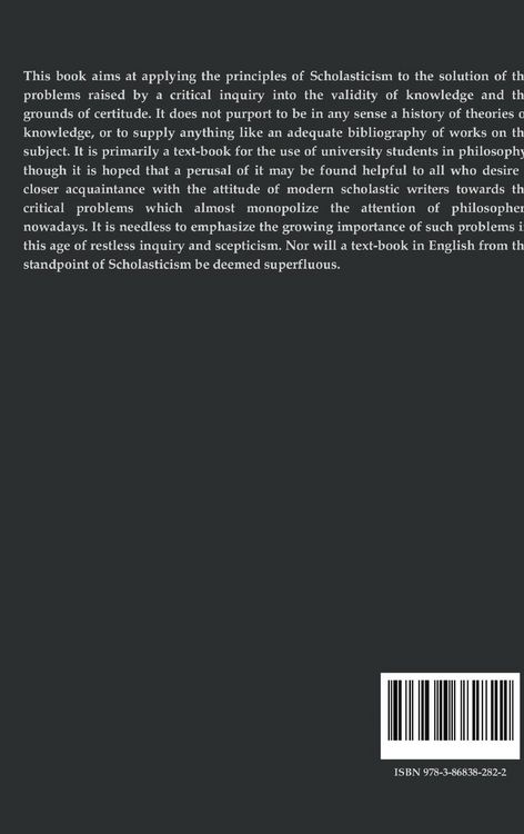 Produktbild: Epistemology or the Theory of Knowledge