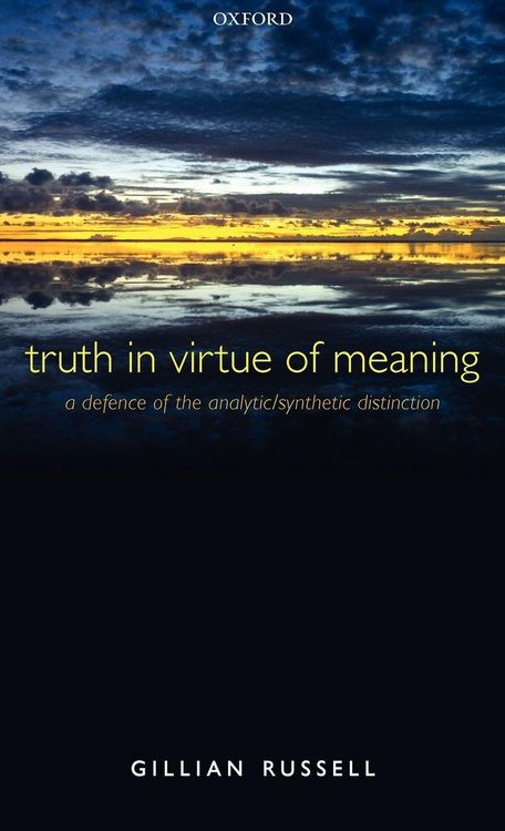 Produktbild: Truth in Virtue of Meaning