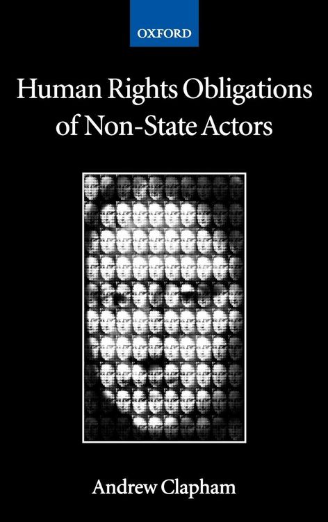 Produktbild: Human Rights Obligations of Non-State Actors