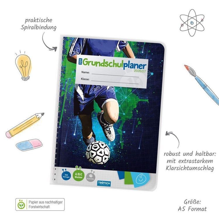Produktbild: TR&Ouml;TSCH - Grundschulplaner Soccer 26/27