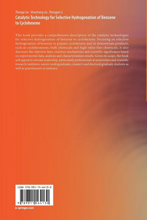 Produktbild: Catalytic Technology for Selective Hydrogenation of Benzene to Cyclohexene