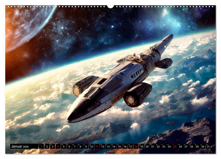 Produktbild: Mobilit&auml;t im All (Wandkalender 2026 DIN A2 quer), CALVENDO Monatskalender