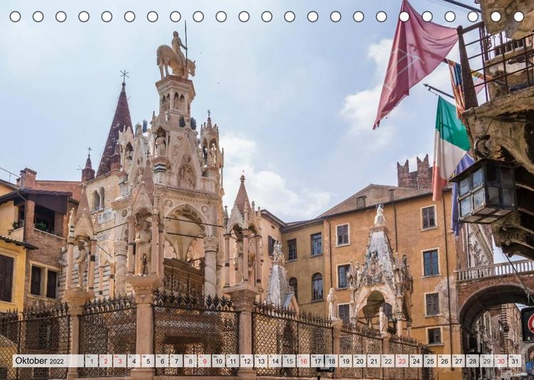 Produktbild: Viola, M: VERONA Historisches Stadtherz (Tischkalender 2022
