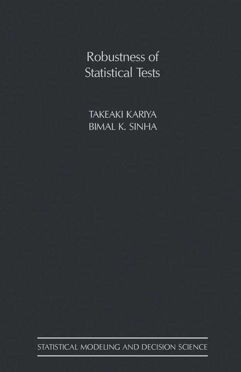 Produktbild: Robustness of Statistical Tests