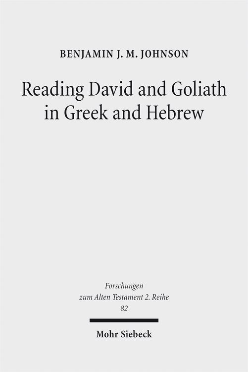 Produktbild: Reading David and Goliath in Greek and Hebrew