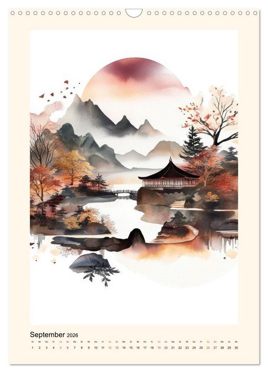 Produktbild: Japan - Momente der Stille (Wandkalender 2026 DIN A3 hoch), CALVENDO Monatskalender