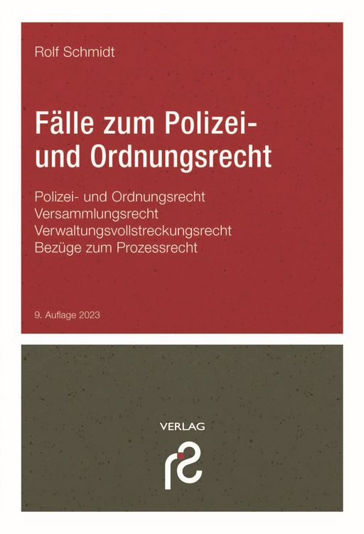 Produktbild: F&auml;lle zum Polizei- und Ordnungsrecht