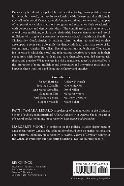 Produktbild: Democracy and Morality