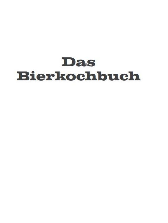 Produktbild: Das Bierkochbuch