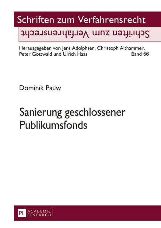Produktbild: Sanierung geschlossener Publikumsfonds