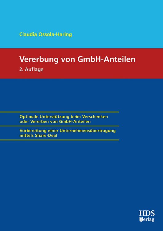 Produktbild: Vererbung von GmbH-Anteilen