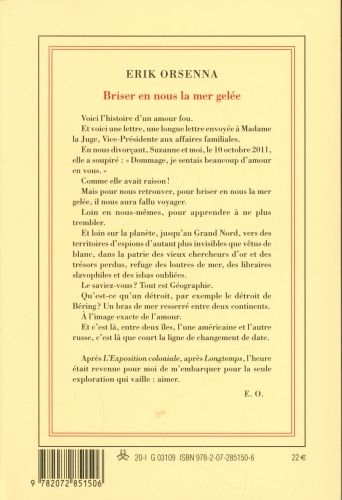 Produktbild: Orsenna, E: Briser en nous la mer gel&eacute;e