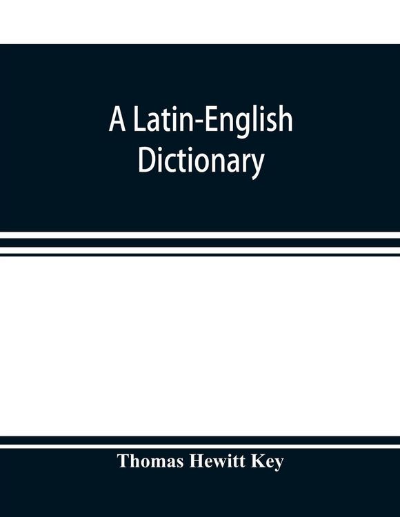 Produktbild: A Latin-English dictionary