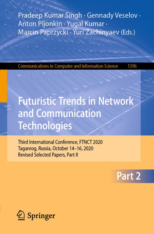 Produktbild: Futuristic Trends in Network and Communication Technologies