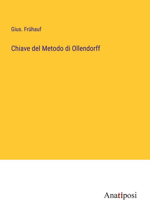 Produktbild: Chiave del Metodo di Ollendorff