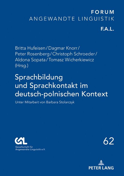 Produktbild: Sprachbildung und Sprachkontakt im deutsch-polnischen Kontext