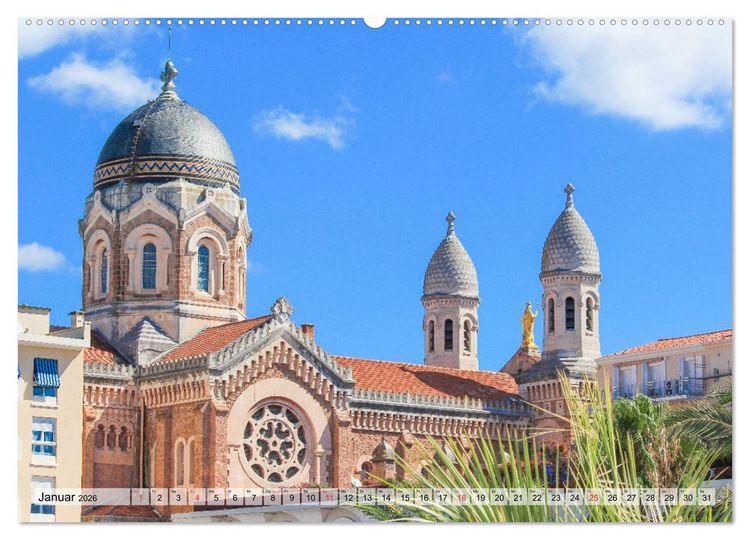 Produktbild: S&uuml;dfrankreich - C&ocirc;te d&rsquo;Azur (Wandkalender 2026 DIN A2 quer), CALVENDO Monatskalender