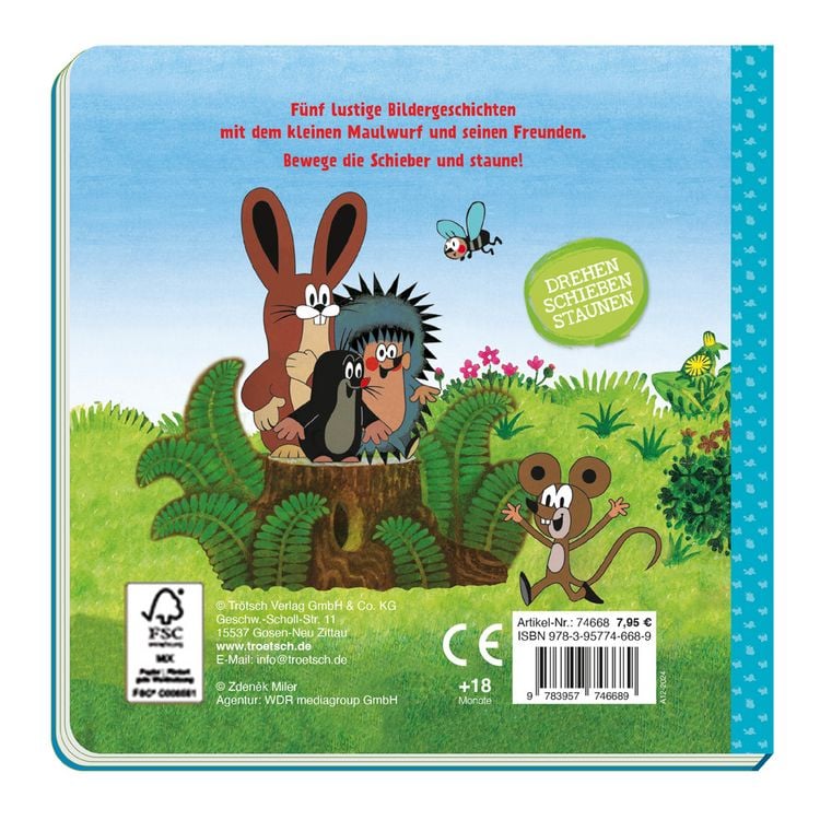 Produktbild: Tr&ouml;tsch Der kleine Maulwurf Mein erstes Spielbuch