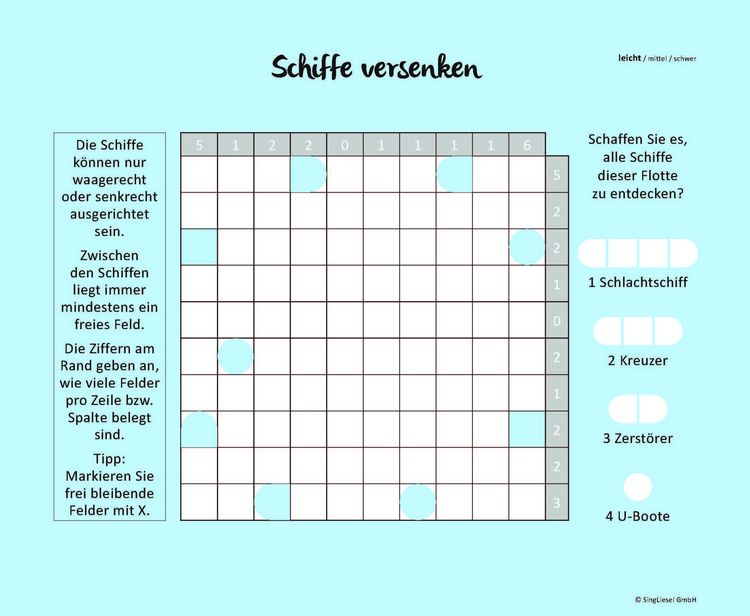 Produktbild: Schiffe versenken. Jetzt ohne Gegner alleine spielen. Der Spiele-Klassiker als Einzel-Spieler-Version. Ged&auml;chtnistraining und Logik-Spiel f&uuml;r stundenlangen R&auml;tsel-Spa&szlig;. R&auml;tsel-Block im XXL-Format