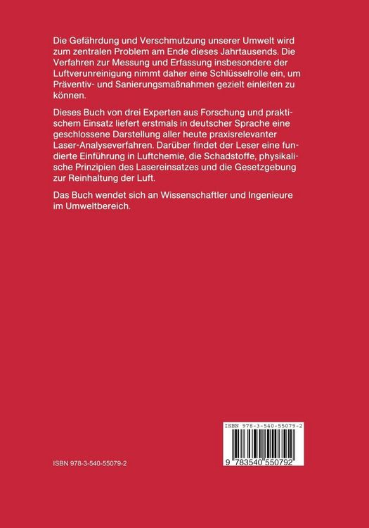 Produktbild: Fernmessung von Luftverunreinigungen