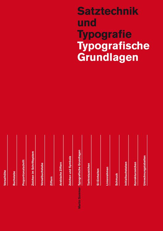 Produktbild: Typografische Grundlagen