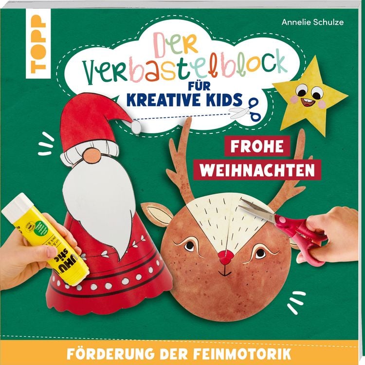 Produktbild: Der Verbastelblock f&uuml;r kreative Kids. Frohe Weihnachten