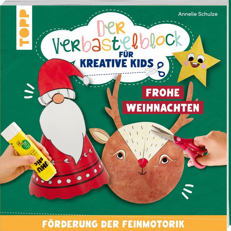 Produktbild: Der Verbastelblock f&uuml;r kreative Kids. Frohe Weihnachten