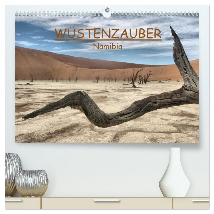 Produktbild: W&uuml;stenzauber Namibia (hochwertiger Premium Wandkalender 2026 DIN A2 quer), Kunstdruck in Hochglanz