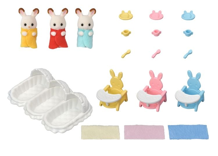 Produktbild: Sylvanian Families 5532 - Erstausstattung f&uuml;r Drillinge