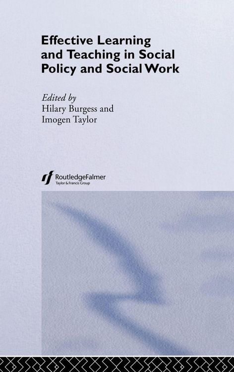 Produktbild: Effective Learning and Teaching in Social Policy and Social Work