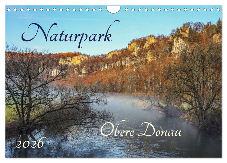 Produktbild: Naturpark Obere Donau (Wandkalender 2026 DIN A4 quer), CALVENDO Monatskalender