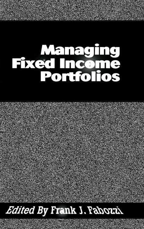 Produktbild: Managing Fixed Income Portfolios