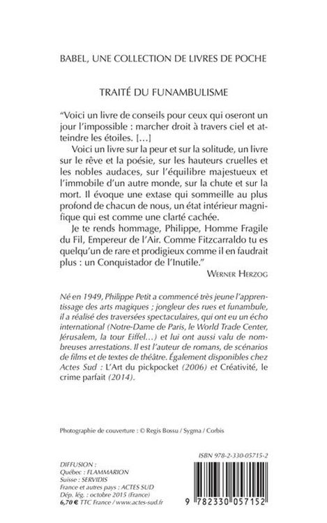 Produktbild: Petit, P: Trait&eacute; du funambulisme
