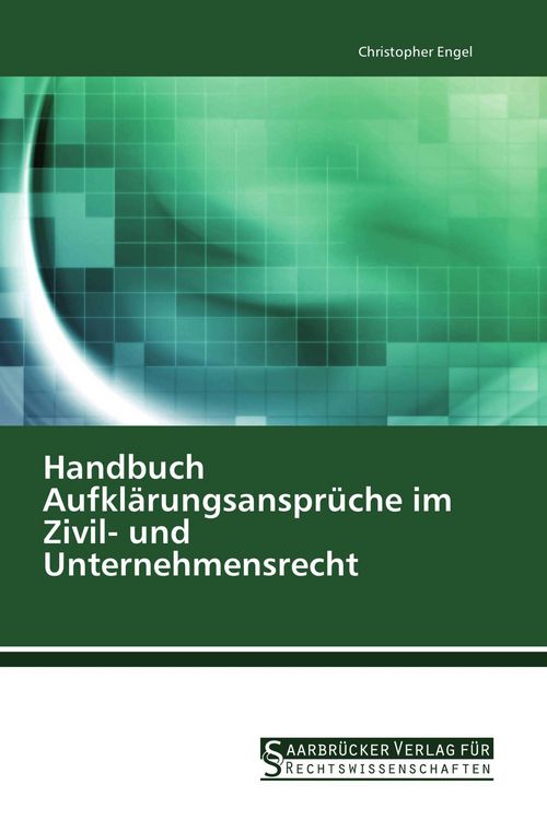 Produktbild: Handbuch Aufkl&auml;rungsanspr&uuml;che im Zivil- und Unternehmensrecht