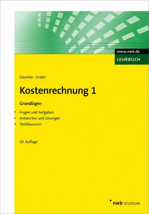 Produktbild: Kostenrechnung 1 - Grundlagen