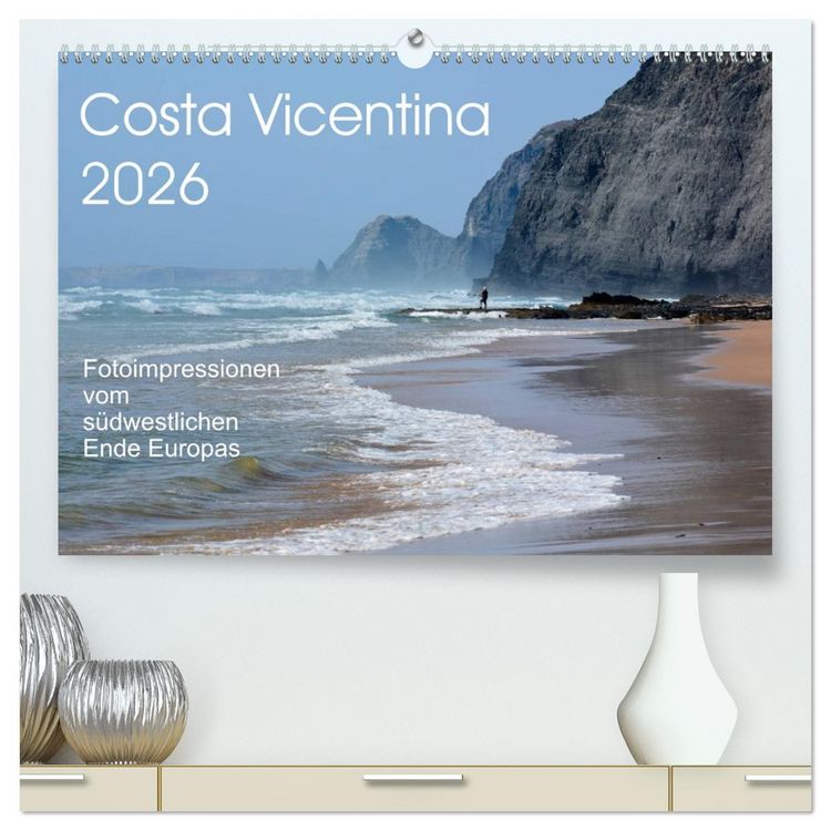 Produktbild: Costa Vicentina (hochwertiger Premium Wandkalender 2026 DIN A2 quer), Kunstdruck in Hochglanz