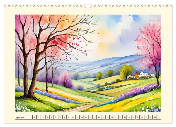 Produktbild: The magic of the seasons (Wall Calendar 2026 DIN A3 landscape), CALVENDO 12 Month Wall Calendar
