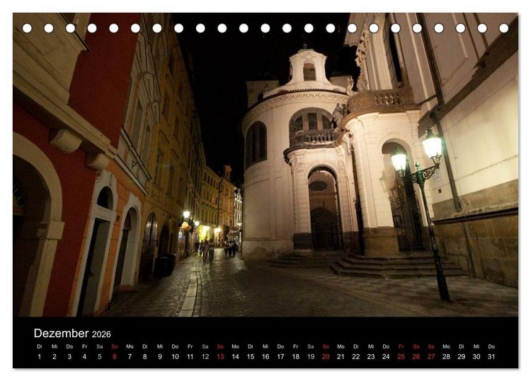 Produktbild: Prager Ansichten (Tischkalender 2026 DIN A5 quer), CALVENDO Monatskalender