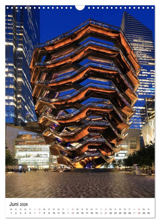 Produktbild: New Yorks architektonische Highlights (Wandkalender 2026 DIN A3 hoch), CALVENDO Monatskalender