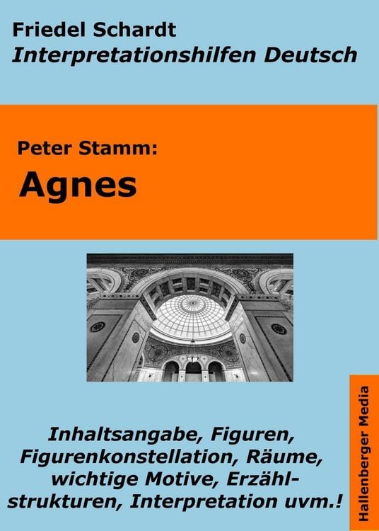 Produktbild: Agnes (Peter Stamm) - Lekt&uuml;rehilfe und Interpretationshilfe. Interpretationen und Vorbereitungen f&uuml;r den Deutschunterricht.