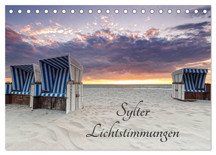 Produktbild: Sylter Lichtstimmungen (Tischkalender 2026 DIN A5 quer), CALVENDO Monatskalender