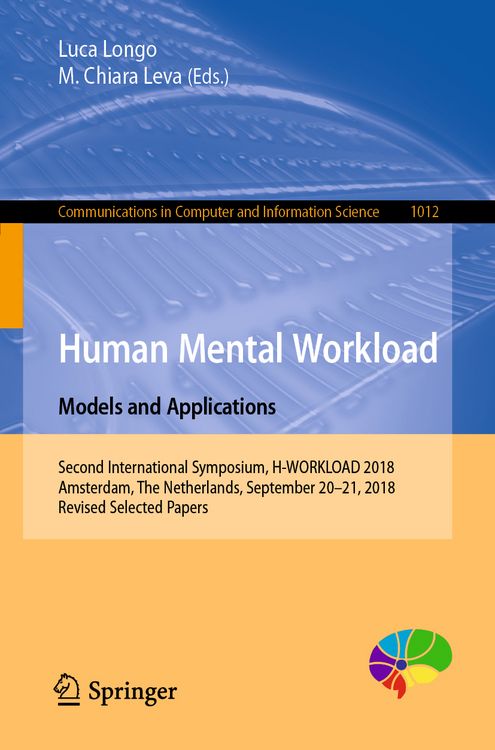Produktbild: Human Mental Workload: Models and Applications