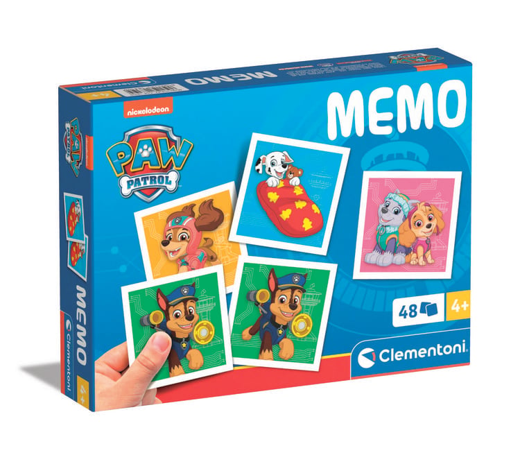 Produktbild: Paw Patrol Pups Memory-Spiel 48 Teile Clementon
