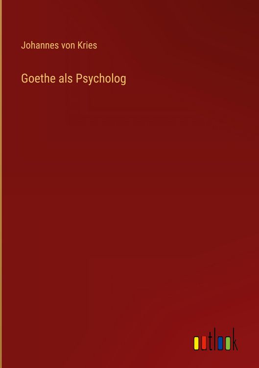 Produktbild: Goethe als Psycholog