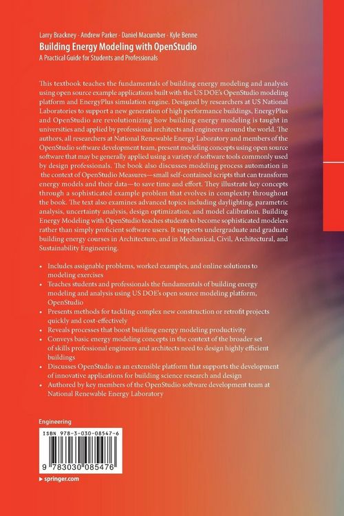 Produktbild: Building Energy Modeling with OpenStudio