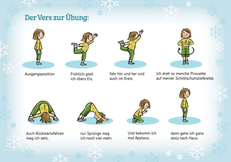 Produktbild: Kinderyoga-Bildkarten zur Winter- und Weihnachtszeit