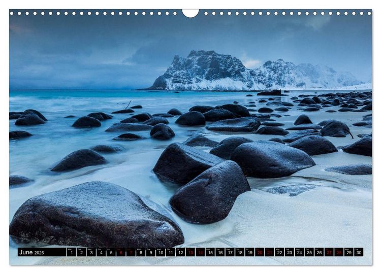 Produktbild: Lofoten. Nature Water Light (Wall Calendar 2026 DIN A3 landscape), CALVENDO 12 Month Wall Calendar