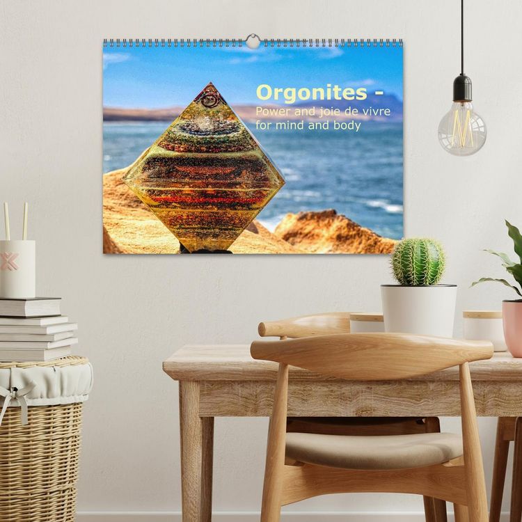 Produktbild: Orgonites - Power and joie de vivre for mind and body (Wall Calendar 2026 DIN A3 landscape), CALVENDO 12 Month Wall Calendar